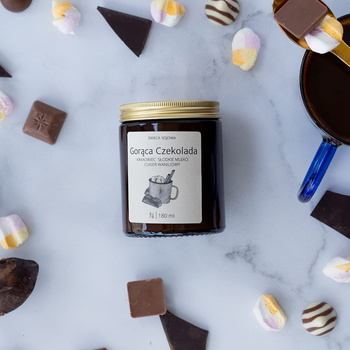 Gorąca Czekolada - świeca sojowa