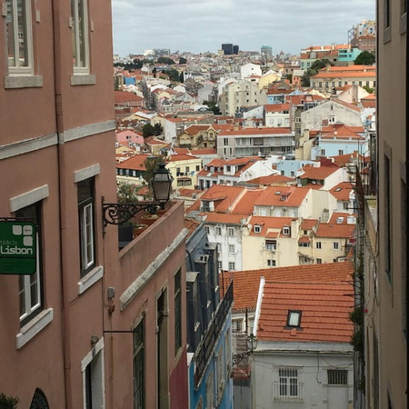 Zimowa Lizbona - świeca sojowa