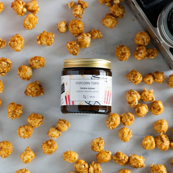 Popcorn Toffi - świeca sojowa