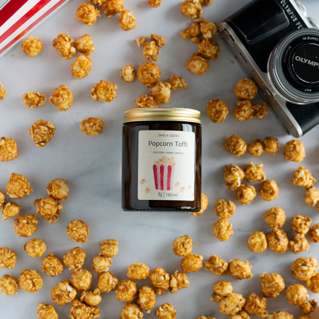 Popcorn Toffi - świeca sojowa