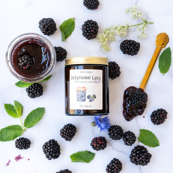 Jeżynowe Lato - świeca sojowa