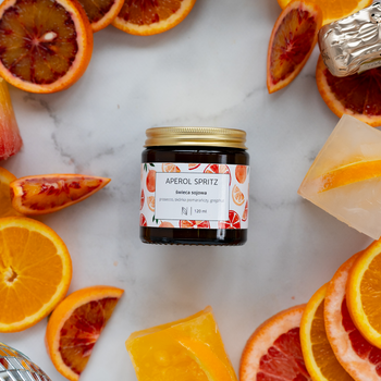 Aperol Spritz - świeca sojowa