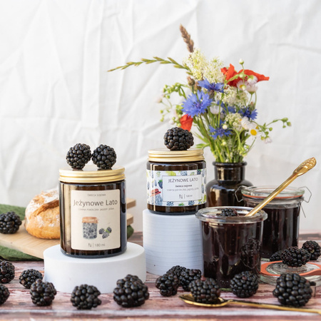 Jeżynowe Lato - świeca sojowa