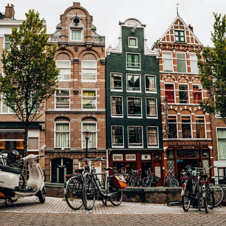 Amsterdam na luzie - świeca sojowa