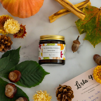 Na jesienną chandrę - świeca sojowa