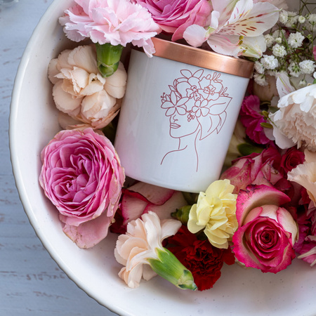 Życie jest piękne - świeca sojowa