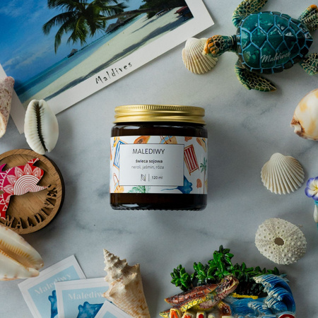 Rajskie Malediwy - świeca sojowa