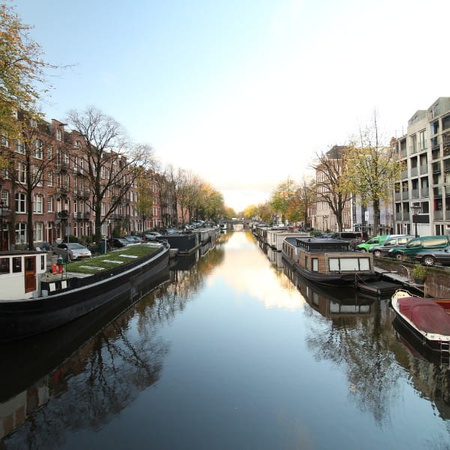 Amsterdam na luzie - świeca sojowa