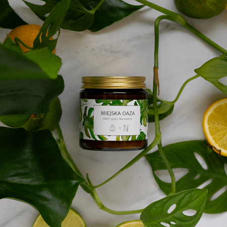 Miejska oaza - świeca sojowa