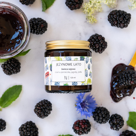 Jeżynowe Lato - świeca sojowa
